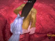 Furry Hentai 3D Yiff - Vore Kangaroo & Human Wolf sex in stomatch 9/16