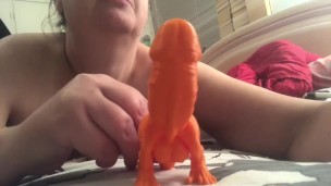 Me and my New best friend and Toy - the Dickosaurus