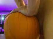 NPC Classic Physique Bodybuilder Johny Thunder fucks a pumpkin