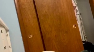 Daddy made me horny, so made a quick cumshot