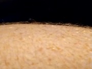 Naked and jerking off in the car