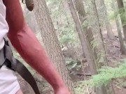 Public trail hiking with my cock out