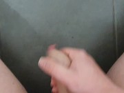 Cuming on bathroom floor