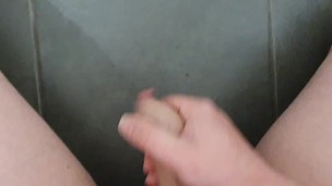 Cuming on bathroom floor