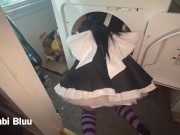 POV Big Booty Maid Bambi Bluu Stuck And Fucked in the Dryer 7/16