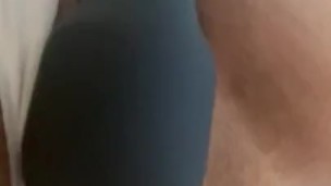 Vibrating my tight pussy 