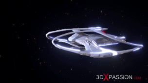 Hot alien dickgirl fucks hard a black woman in restraints on the exoplanet. Fucking machine