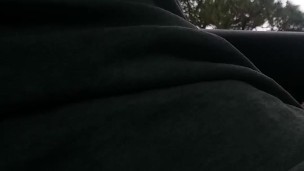 Outdoor jacking off