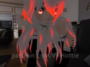 Red Head Maid With Thigh Highs Face Sitting Foot Job Stepping on Couch POV Lap Dance 14/16