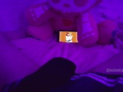 Japan schoolgirl caught touching her virgin pussy watching Hentai uncensored and big squirt 1/16