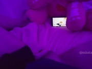 Japan schoolgirl caught touching her virgin pussy watching Hentai uncensored and big squirt 13/16