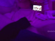 Japan schoolgirl caught touching her virgin pussy watching Hentai uncensored and big squirt 6/16