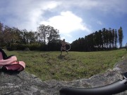 Nude Hula Hooping in a random backyard 180 VR Virtual Reality 3D 10/16