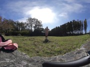 Nude Hula Hooping in a random backyard 180 VR Virtual Reality 3D 16/16