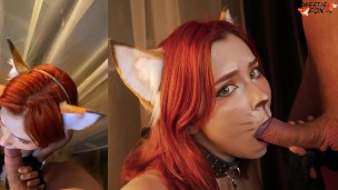 Sexy Jogo Dildo Raposa E Andorinhas Enorme Galo - Facial