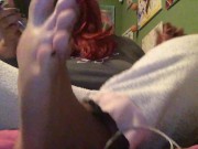 Lotioning Foot Size: 13 Women's 12/16