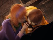 Scooby Doo - Velma and Daphne Halloween threesome - 3D Porn 4/16