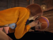 Scooby Doo - Velma and Daphne Halloween threesome - 3D Porn 6/16