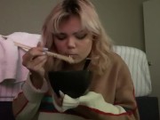 I eat two packs of ramen in one sitting(unedited)
