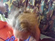 MILF IN FISHNET STOCKING SUCKS DICK AND CLOSE UP PUSSY FUCKING CREAMPIE [NO AUDIO] 5/16