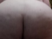 Fat Chick Fucking A Dildo
