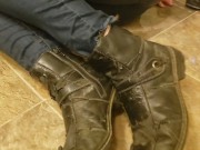 Pissy Jeans and Sockless Shoe Fetish 15/16