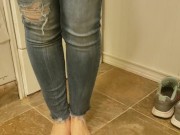Pissy Jeans and Sockless Shoe Fetish 2/16