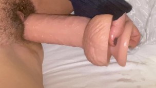 Its Too BIG but She Tries To Take all 8inch