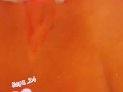 Lonely orgasm for unused pussy