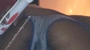 Snippet of this wet pussy... Soaked my panties.. I was testing my ring light lol