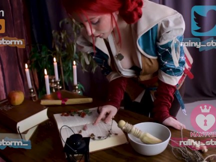 Triss Merigold Make a Sex potion for Geralt The witcher Free cut
