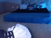 Blue Bunny Babe masturbating with a tail plug 9/16