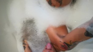 Just relax in the bath