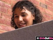 GirlsOutWest - Dark skinned hotties lick each others hairy pussy 5/16