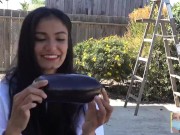 The sexiest Tongue in Adult Video - Viva Athena Tongues Eggplant Emoji 16/16