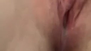 Masterbating with vibrator