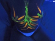 Uv Light fun & messy color fuck | Full version 3/16