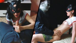 O Michael Myers veio ter comigo e tentou todos os meus buracos ...