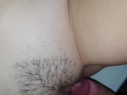 heart shaped hairy wet pussy being slowly penetrated 11/16