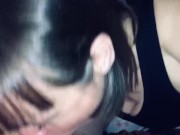 Step mom sucking her step son dry. Cum oozing from the corners of her mouth 8/16