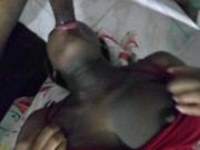She Wanted Him To Stuff Down A Monster BBC Down Her Throat She Choke Upside Down - Mastermeat1