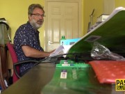 Busty deep throating milf dominated 1/16