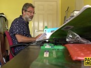 Busty deep throating milf dominated 2/16