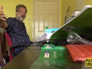 Busty deep throating milf dominated 3/16