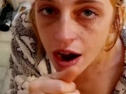 Cum swallow training with my best friend's girlfriend (Jess The Best) 14/16