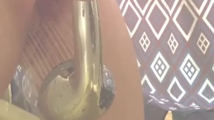 Shower orgasm