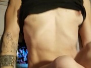 Wife with fat ass squirting puddles while waking up with cum shot 15/16