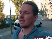 Junge Au Pair Studentin abgeschleppt beim Blinddate auf der Straße von Berlin 1/16