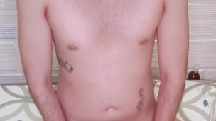 Dirty talking, moaning and fucking my fake pussy till I cum on my black shorts 