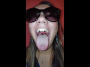 Girl Long Tongue and Burping 11/16